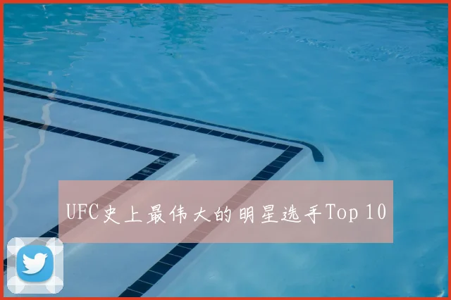 UFC史上最伟大的明星选手Top 10